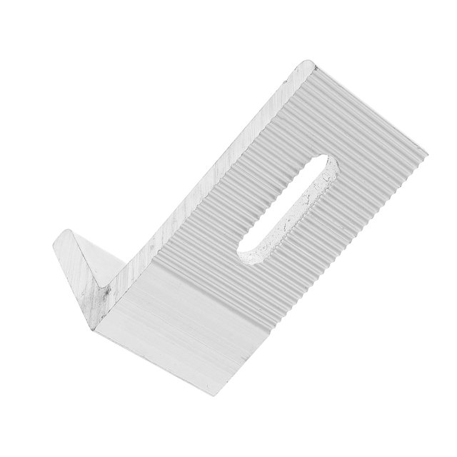 BRIGHTFUFU Wind Resistance Solar Panel Bracket Solar Panel Bracket Aluminum Alloy Silver for General Users Boats 1Pcs