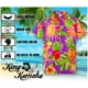 thumbnail image 5 of Camisa KING KAMEHA para hombre, fiesta de verano, piña, color morado, 6XL, 5 of 7