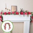 thumbnail image 3 of Elainilye Artificial Eucalyptus Vine Garland, Hanging Greenery Arch Decorations, Fake Leaf Vines for Wedding Backdrop, Indoor Outdoor Party Garden Wall Decor, Home Doorway Swag Decor, 3 of 6