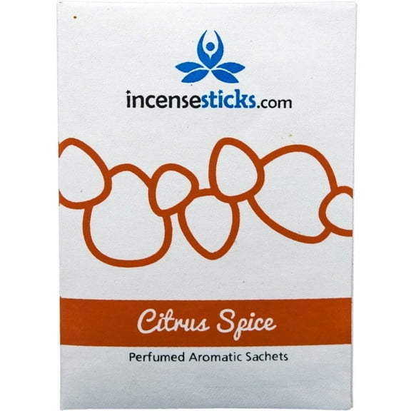 Aromatic Citrus Spice Fragrance Sachets, 12.5g Pack