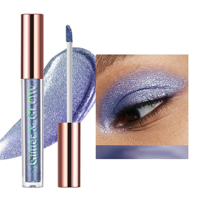BKER Pearlescent Shiny Liquid Eye Shadow Ten Color Single Package Color Changing Longan Shadow 2.5ml