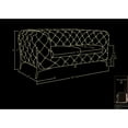 thumbnail image 3 of Top Grain Italian Leather, Reinforced Corner Blocks Loveseat / Stable Seating for Gathering, 3 of 6