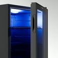 thumbnail image 3 of Yeego 160 Cans Beverage Refrigerator, Freestanding Beverage Cooler with Glass Door for Home/Office/Bar, Black, 3 of 9