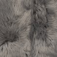 thumbnail image 4 of Walk on Me Faux Fur Area Rug Luxuriously Soft and Eco Friendly, 2' x 6', Gray, 4 of 4