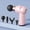 Pink, variant on Mini Fascia Gun Electric Massage Gun Muscle Relaxation Massager Body Portable Vibration Massager With 4 Massage Head