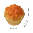 thumbnail image 2 of Simulation Food Bread Cake Slow Rebound Squishy Squishy for Adults, Soft Elastic Tactile Gadget, Indoor Desktop Decor Accessory Random Style 1 Pack, 2 of 4