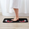 Bathroom Rugs Non Slip Washable Happy Halloween2 Kitchen Mats for