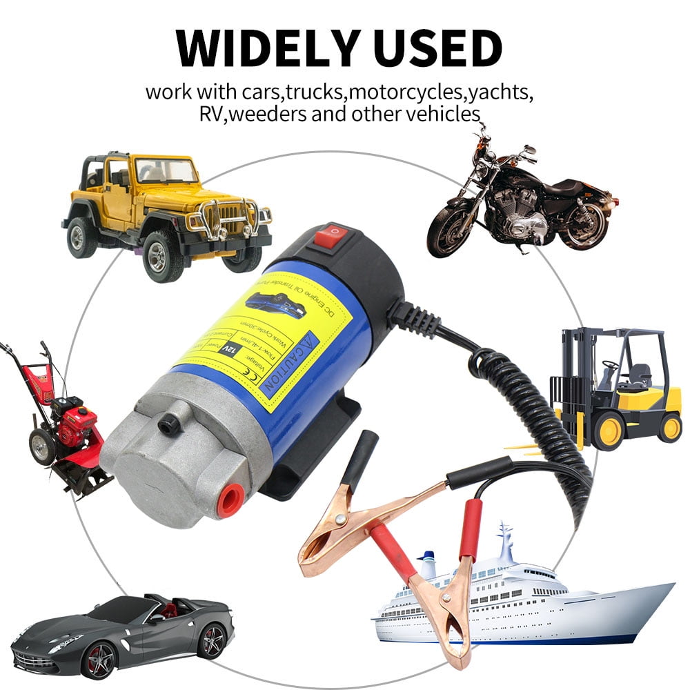 MAKERELE Oil Change Pump,Electric Extractor Kit Engine Oil Pump Portable Oil Change Pump