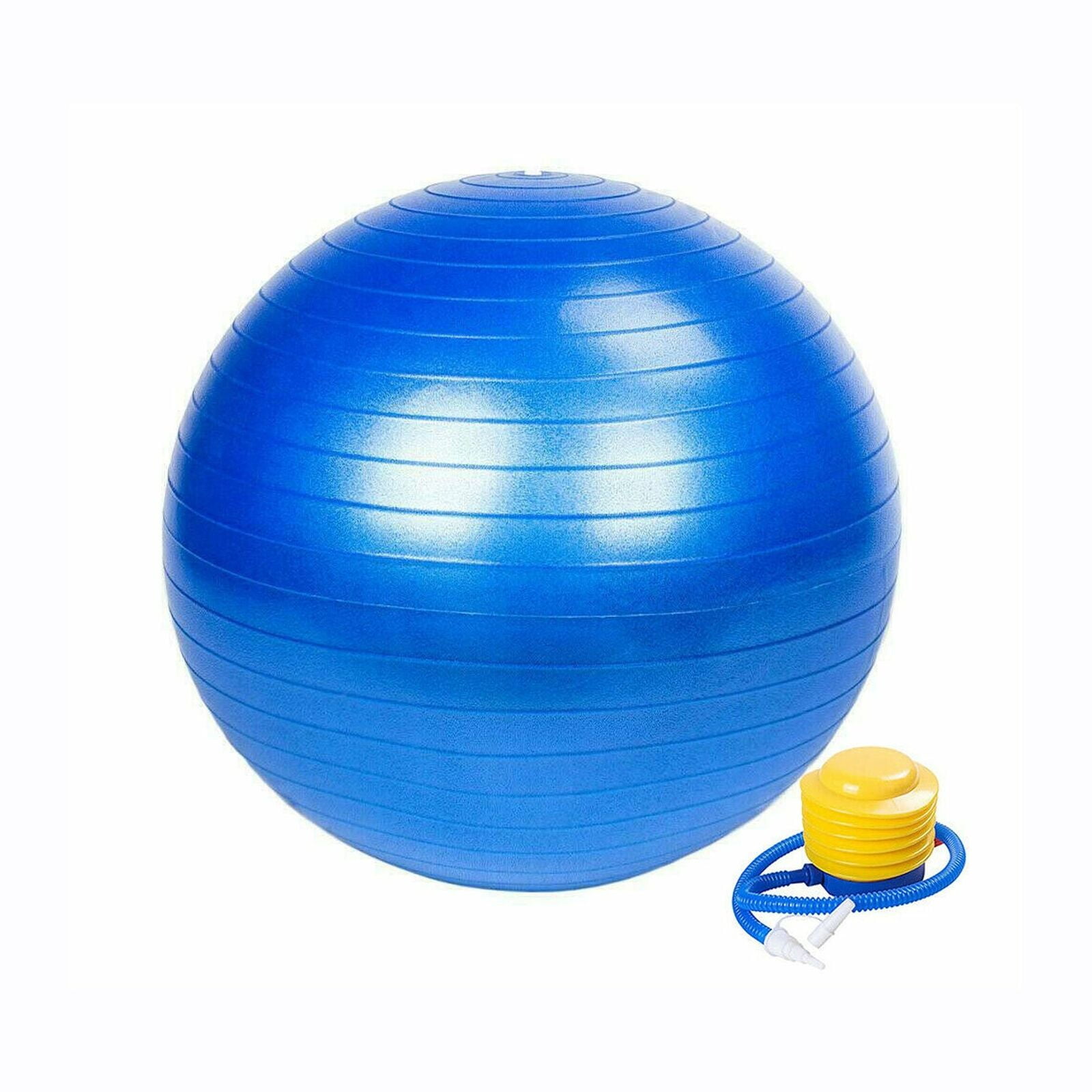 Details about   Exercise Workout Yoga Ball Fitness Pilates Sculpting Balance Include Pump Gym 