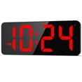 thumbnail image 1 of Reloj de pared digital LED XUANZIT con pantalla grande - rojo, 1 of 7