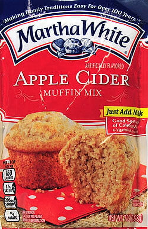 Martha White Apple Cider Muffin Mix, 7 oz