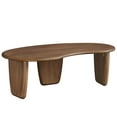 thumbnail image 2 of Modway Vetra Kidney-Shaped Free Coffee Table in Brown, 2 of 8