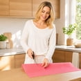 thumbnail image 5 of Cabinet Shelf Liner, 4 Pack Non Adhesive Pink, Cut to Fit for Kitchen Drawers, 5 of 6
