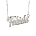thumbnail image 3 of Collar con Dije ZAB Diseño del Nombre Fabiola En Plata Ley .925, 3 of 4