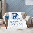 thumbnail image 6 of Presbyterian A College Logo Fleece Blanket, Very Soft Microfiber Flannel Blanket for Couch Warm and Cozy for All Seasons, Black, 6 of 6