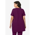 thumbnail image 4 of Roaman's Women's Plus Size Two Pocket Soft Knit Swing Tunic, 4 of 6