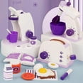 thumbnail image 4 of Jouets de Cuisine en Bois Simulation Machine à Pain Machine à Café Jouet Éducatif pour Enfants, 4 of 7