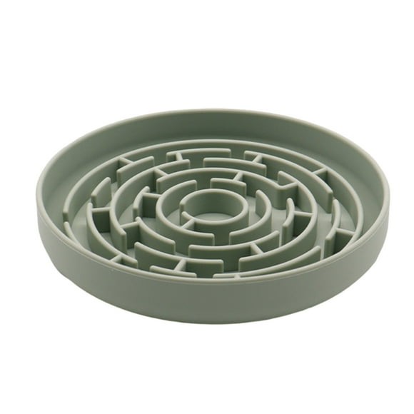 Bols de Nourriture Lente en Silicone Mangeoire Casse-Tête pour Petites et Moyennes Races pour Ralentir l'Alimentation