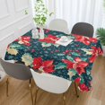 thumbnail image 2 of Yayeee Tablecloths 60" x 60" Rectangle Wrinkle Resistant Party Table Cover, Christmas Themed Leaves, 2 of 8