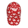 thumbnail image 4 of Balery Baseball Cap Adjustable Size for Running Workouts and Outdoor Activities All Seasons Dad Hat(Maple Leaves), 4 of 8