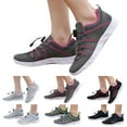 thumbnail image 6 of VBARHMQRT Summer Shoes for Women 2024 Flat Women Sneakers Outdoor Lovers Tracing Shoes Casual Non Slip Resistance Lightweight Mesh Breathable Comfortable Wading Shoes Womens Shoes, 6 of 9