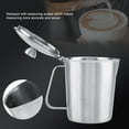 thumbnail image 3 of Stainless Steel Milk Frothing Pitcher with Dripless  and Measurement Scales Perfect for Milk, Coffee, 3 of 8