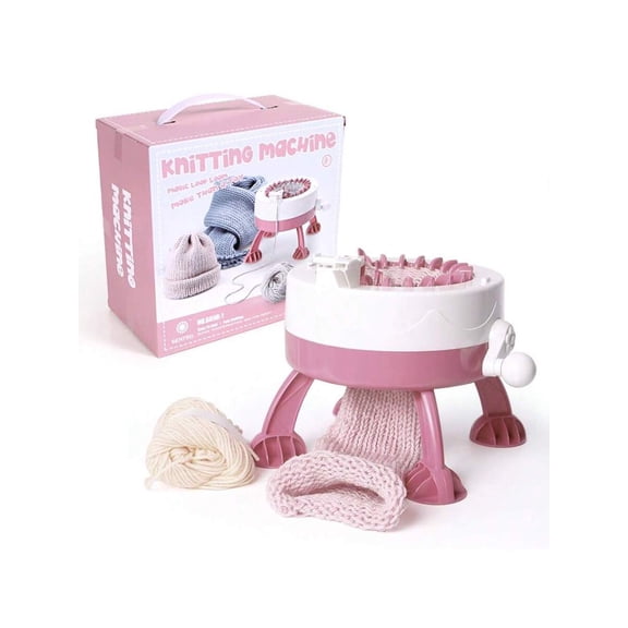 Sentro 22 Needle Knitting Machine, Smart Circular Loom Machine for Adults and Kids, DIY Yarn Hat Maker and Sock Knitter Set, Beginner Craft Gift