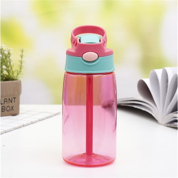 Mouliraty Flip Led Straw Water Drink Bottle Sport Hydration Cycling Hiking Camping Tritan