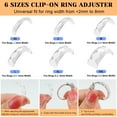 thumbnail image 4 of Ring Sizers for Loose Rings Ring Guards for Loose Rings Fit Any Rings, Invisible Ring Size Adjuster Never Sliding Off and Spinning (12 pcs), 4 of 5