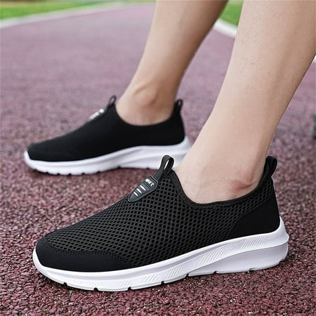 

Aayomet Men s Casual Sneakers Fashion Summer Men Breathable Mesh Shallow Lace Up Casual Shoes White 13