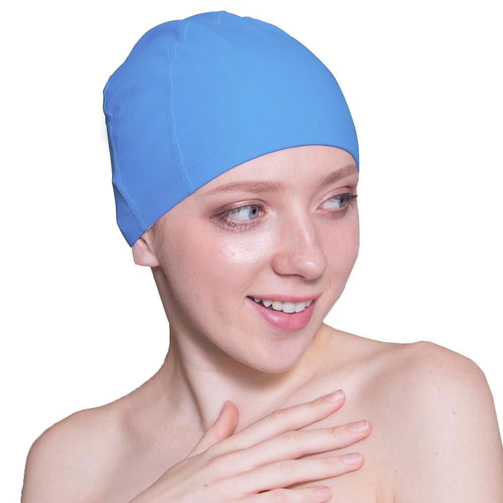 Hot Selling Outdoor Water Sports Waterproof PU Coating Breathable Swimming Caps 