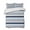Navy blue, gray, light blue, variant on Quilts King Size, Navy Blue Gray Striped Soft Comforter Bedding Set for Bed, Farmhouse Stripes Modern Abstract Art Lightweight Quilted Bedspread with Pillow Cover(2 Pieces), 96x106 Inch
