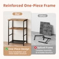 thumbnail image 5 of TOMNK End Table with Shelves, Narrow Side Table for Living Room, 3-Tier Nightstand with Storage, Modern Small Accent Table for Bedroom and Office, 5 of 8