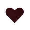 thumbnail image 1 of CAROOTU PU Leather Heart Bookmark Creative Book Corner Protective Cover Bookworm Present for Book Lover New, 1 of 6
