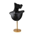 thumbnail image 2 of Milageto Bust Jewelry Display Model Elegant Jewelry Mannequin for Showroom Show Trade Black, 2 of 8