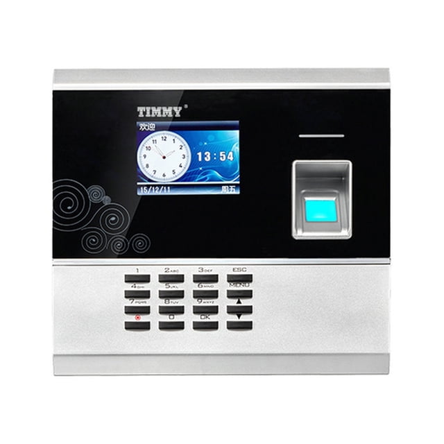 TM3000-SPK Fingerprint Time Attendance Machine U Disk Download Voice Broadcasting Time Attendance Time Card Machine ,Easy to Use