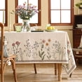 thumbnail image 2 of Mantel ISAENNE Designer de lino blanco roto 170x170 cm, 2 of 9