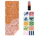 thumbnail image 1 of Toalla Eunzel Palm Orange Microfibra 180x81 cm de secado rápido, 1 of 7