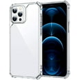 thumbnail image 1 of Exian TPU Transparent Case with Protective Corners Clear for iPhone 12 / 12 Pro, 1 of 1