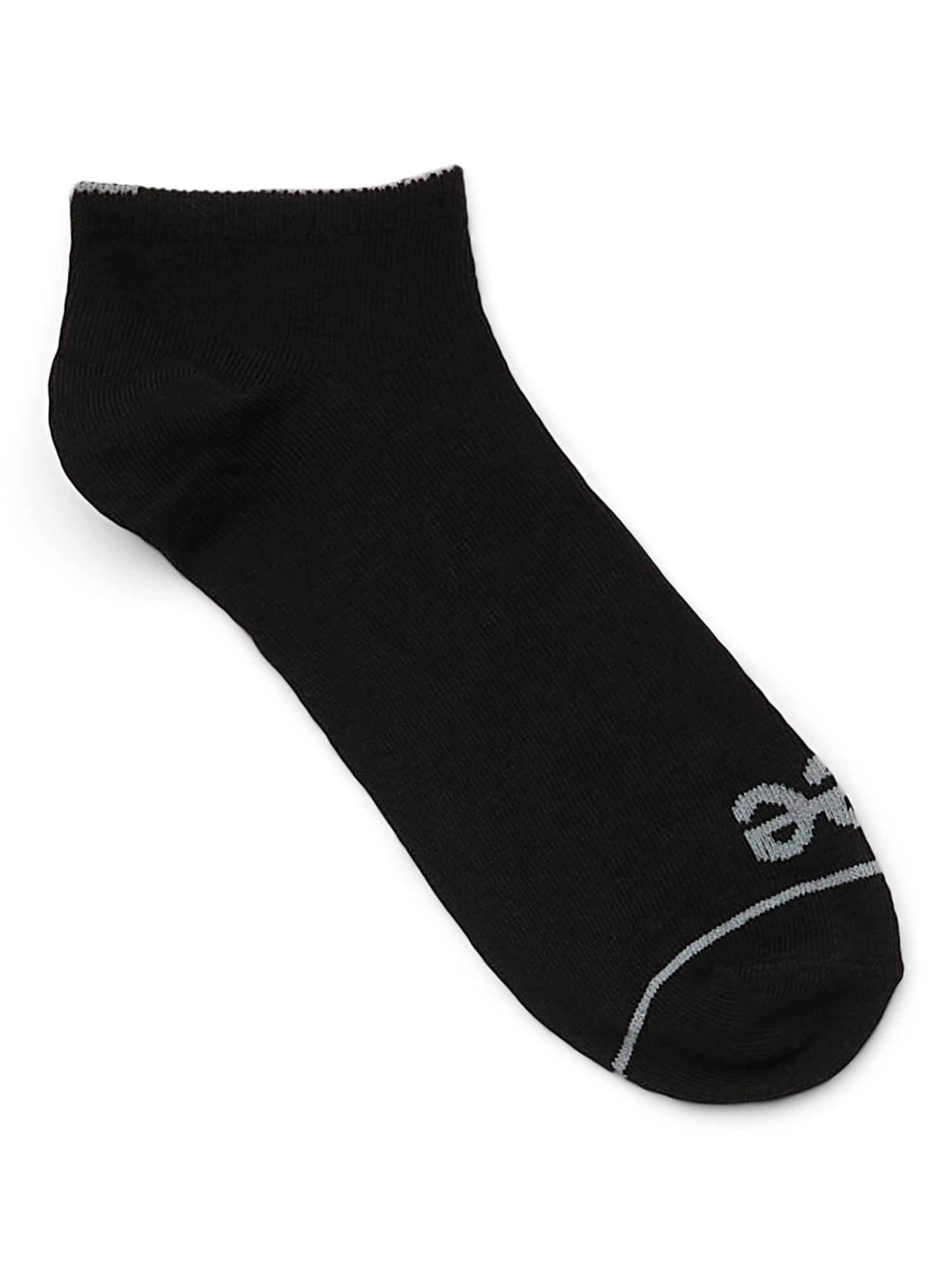 Lee Iconic Originals Men’s No Show Socks, Breathable Heel Socks, 6-12, Black, 20-Pack