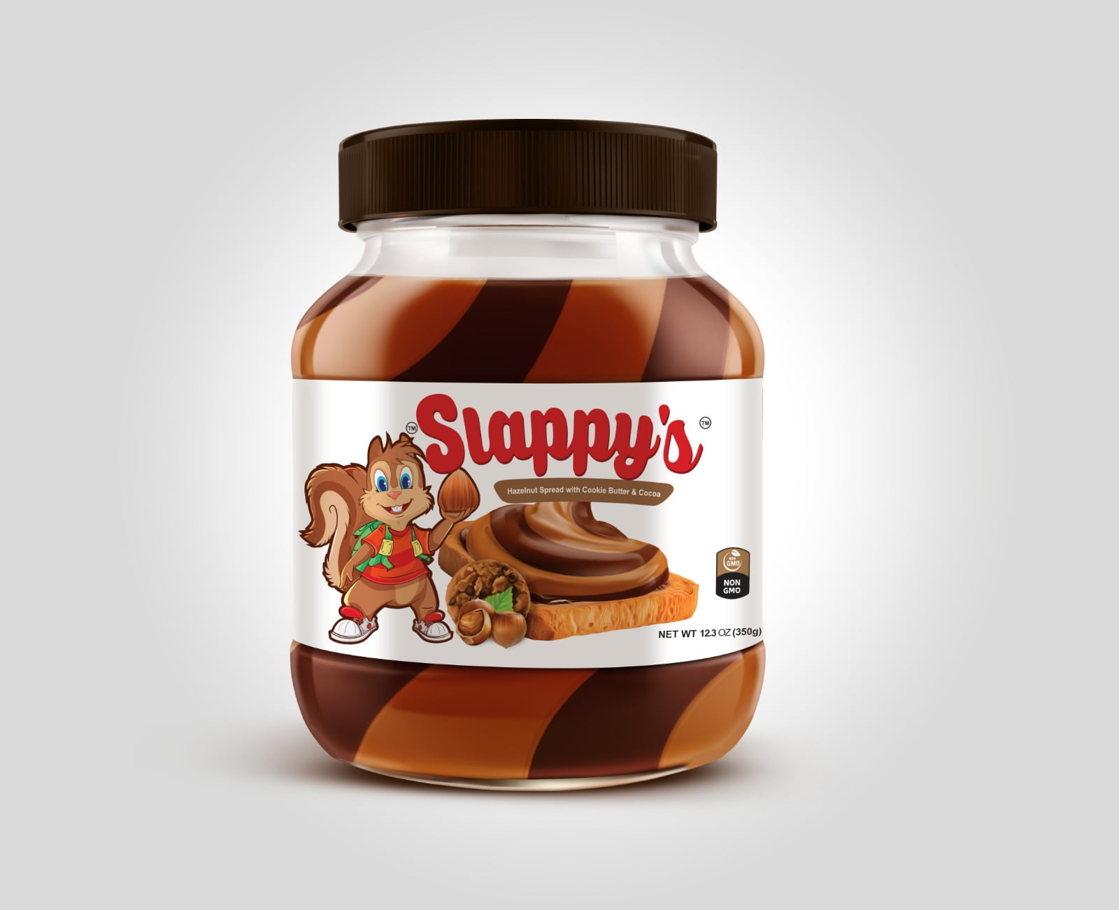 Hazelnut Spread with Cookie Butter & Cocoa (4 Pack 12.3oz each
