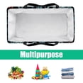 thumbnail image 5 of Hearts Battle Large Capacity Reusable Foldable Oxford Cloth Grocery Baskets - Multipurpose Storage Basket and Decorative Box, 5 of 7