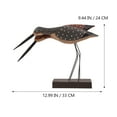 thumbnail image 4 of EeaseMX Estatua de pájaro doble de madera artesanal, figura decorativa de pájaro marino de madera, decoración del hogar, 4 of 7