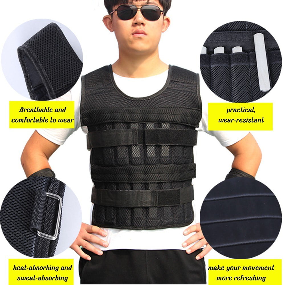 Running Weight Vest for Exercise and Boxing Training 20 lbs