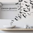 thumbnail image 5 of 12pcs Halloween 3d Bats Decoration, 4 Different Sizes Realistic Pvc Scary Black Bat Sticker For Home Decor, 5 of 5
