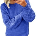 thumbnail image 2 of IMENGL Autumn winter thickened warm pullover, Blue 2XL, Size M-5XL, 2 of 5