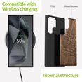 thumbnail image 4 of Funda de teléfono Carveit Wood para Samsung Galaxy S25 Ultra, 4 of 7