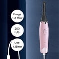 thumbnail image 4 of Rizador de pestañas calentado para mujeres Rizadores de pestañas eléctricos recargables por USB para rizar pestañas naturales rápidas Calefacción de larga duración Carga USB 3 opciones de temperatura, 4 of 8