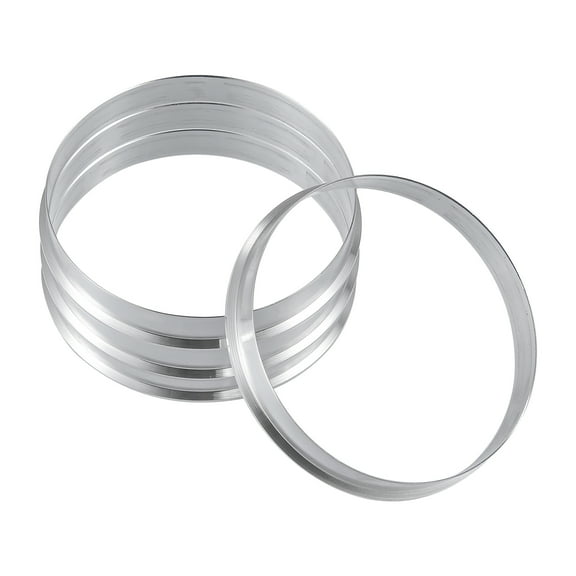 Unique Bargains 4pcs OD 66.1mm to ID 65.1mm Aluminum Alloy Car Auto Hub Centric Rings Wheel Bore Center Spacer