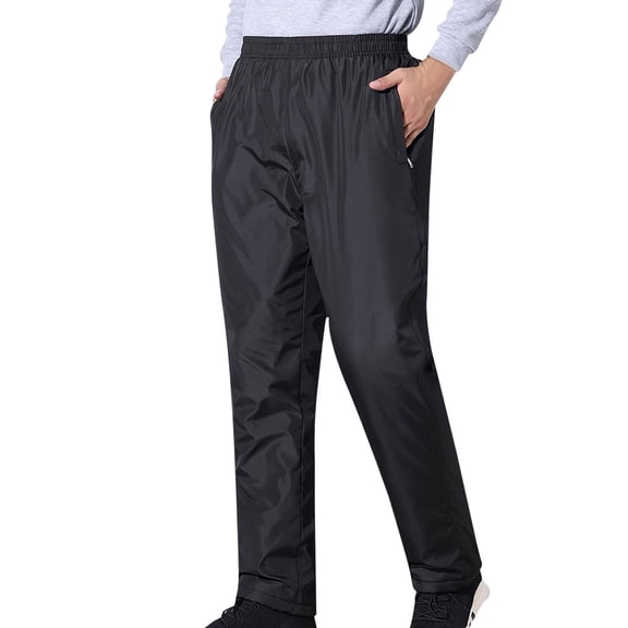 Vedolay Linen Pants Men Casual Loose Fit Sweatpants Yoga Lounge Pants Black,XL